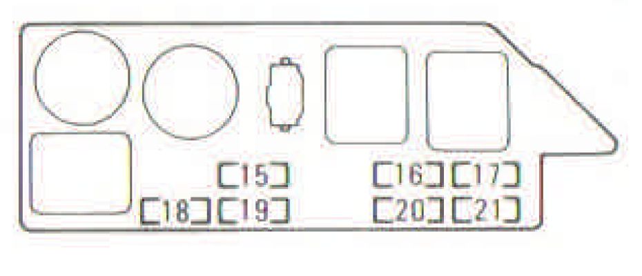 1987 Toyota Pickup Fuse Diagram
