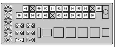 2006 Lexus GS 300 fuse box diagram
